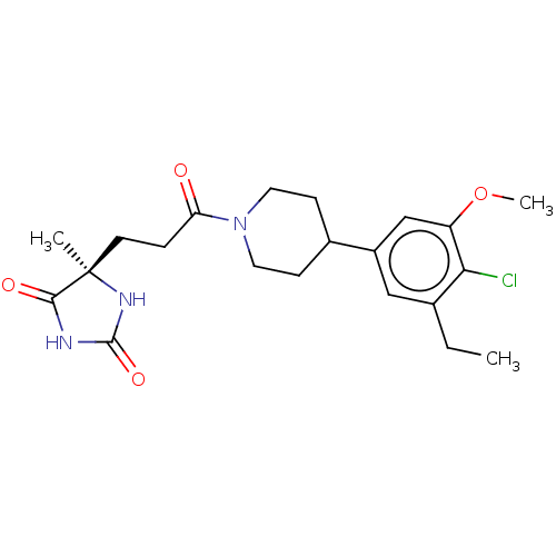 Chemical structure of BindingDB Monomer ID 429781
