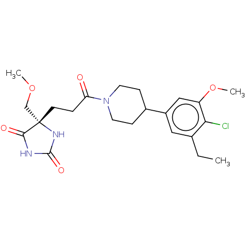 Chemical structure of BindingDB Monomer ID 429782