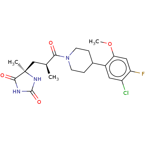 Chemical structure of BindingDB Monomer ID 429787