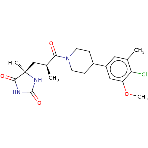 Chemical structure of BindingDB Monomer ID 429789