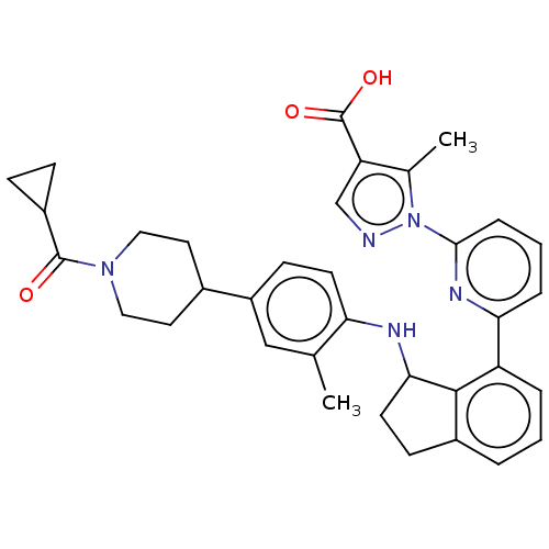 Chemical structure of BindingDB Monomer ID 430642