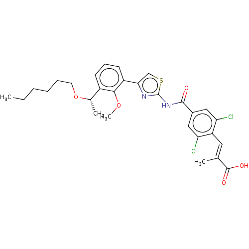 Chemical structure of BindingDB Monomer ID 430660