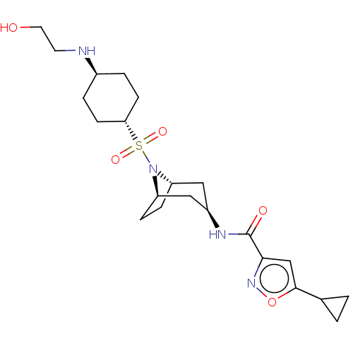 Chemical structure of BindingDB Monomer ID 433064