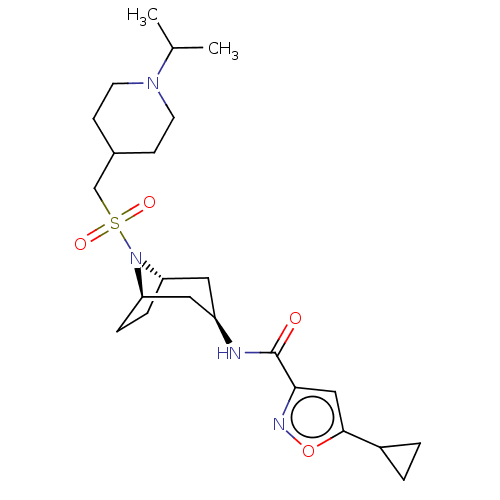 Chemical structure of BindingDB Monomer ID 433083
