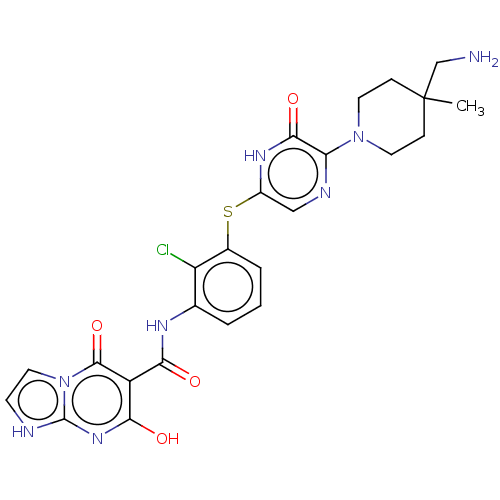 Chemical structure of BindingDB Monomer ID 433297