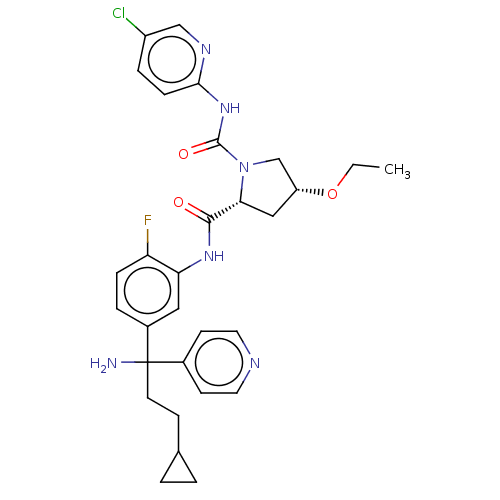 Chemical structure of BindingDB Monomer ID 433454
