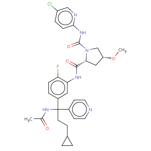 Chemical structure of BindingDB Monomer ID 433457