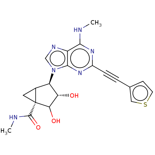 Chemical structure of BindingDB Monomer ID 434800