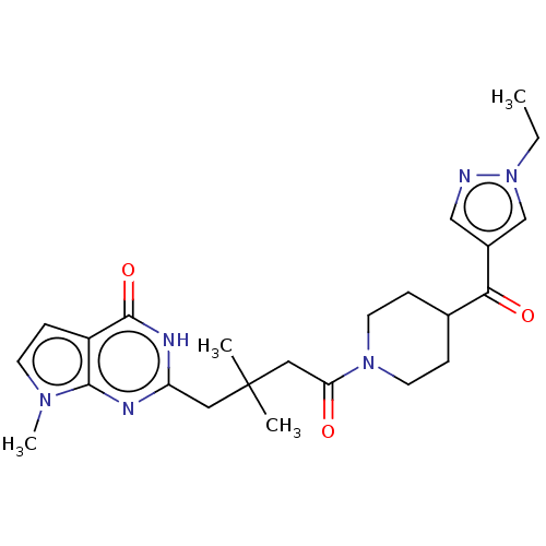 Chemical structure of BindingDB Monomer ID 435410