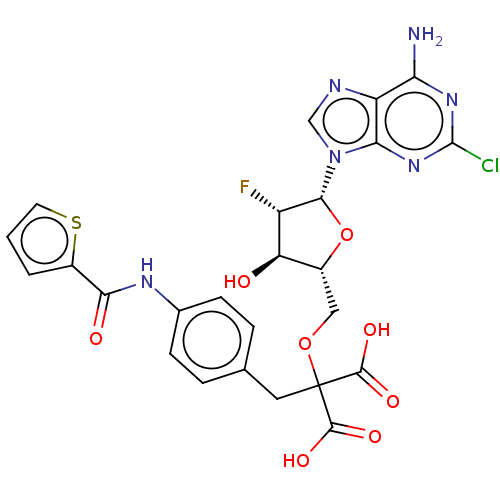 Chemical structure of BindingDB Monomer ID 435822