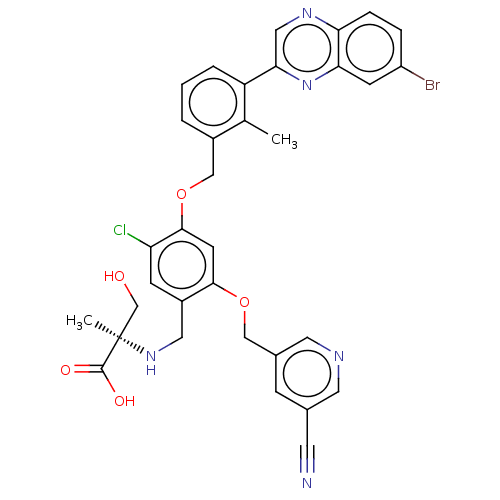 Chemical structure of BindingDB Monomer ID 436118