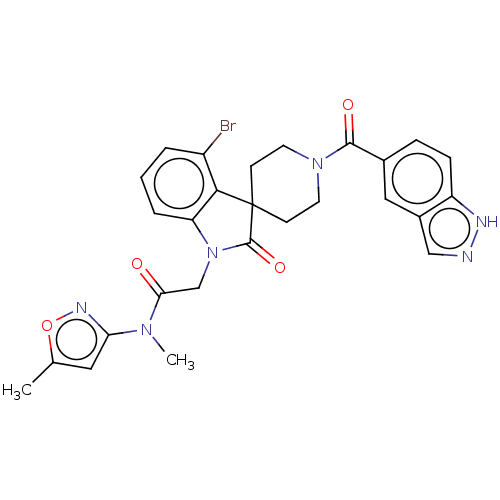 Chemical structure of BindingDB Monomer ID 438302