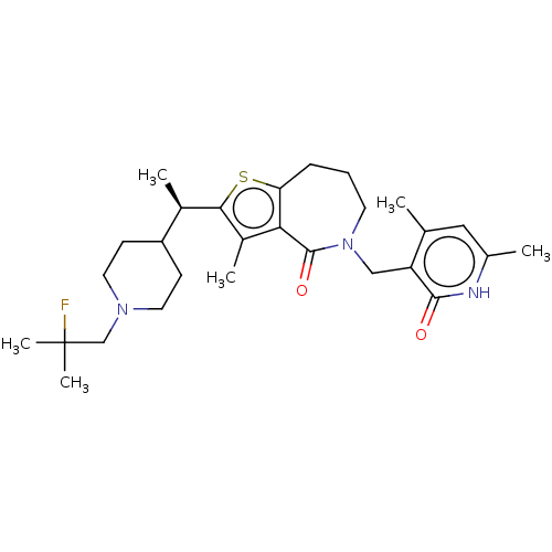 Chemical structure of BindingDB Monomer ID 439164