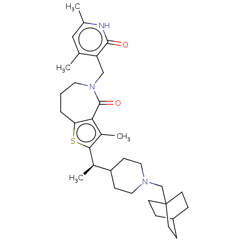 Chemical structure of BindingDB Monomer ID 439190