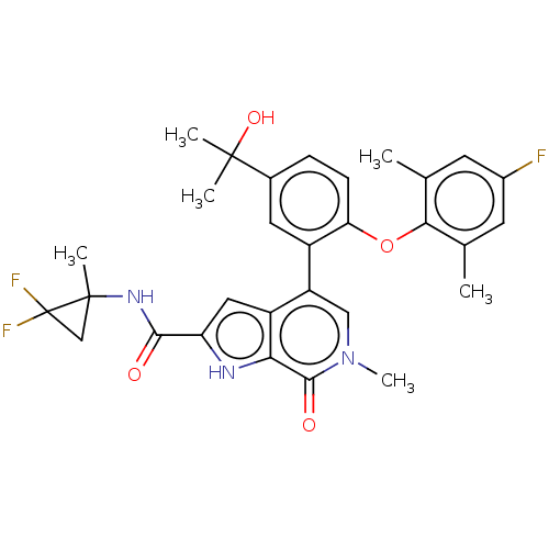 Chemical structure of BindingDB Monomer ID 439524