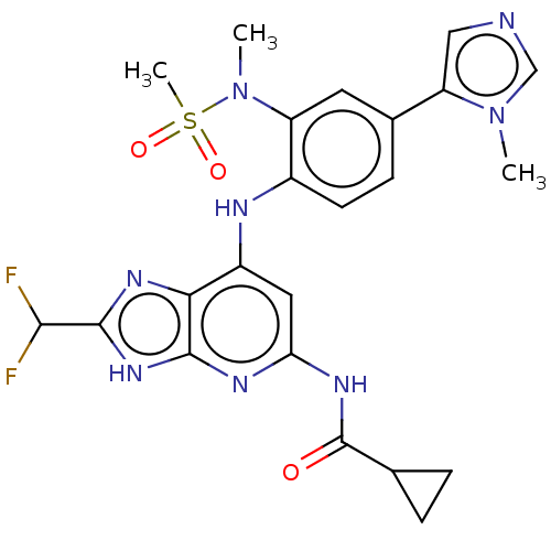 Chemical structure of BindingDB Monomer ID 442186