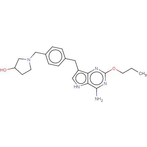 Chemical structure of BindingDB Monomer ID 443378