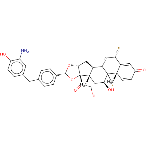 Chemical structure of BindingDB Monomer ID 445046