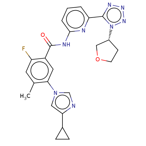 Chemical structure of BindingDB Monomer ID 445420