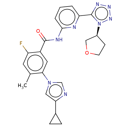 Chemical structure of BindingDB Monomer ID 445421
