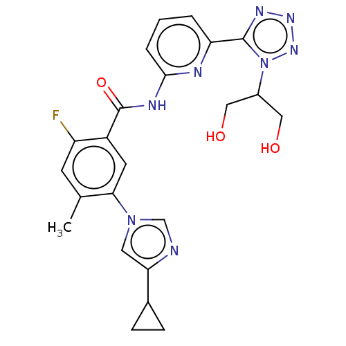 Chemical structure of BindingDB Monomer ID 445429