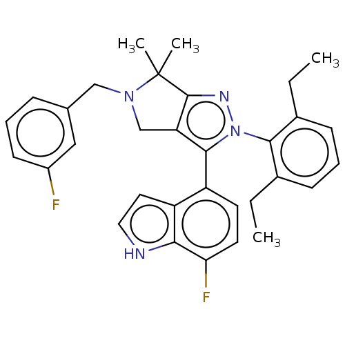 Chemical structure of BindingDB Monomer ID 445613