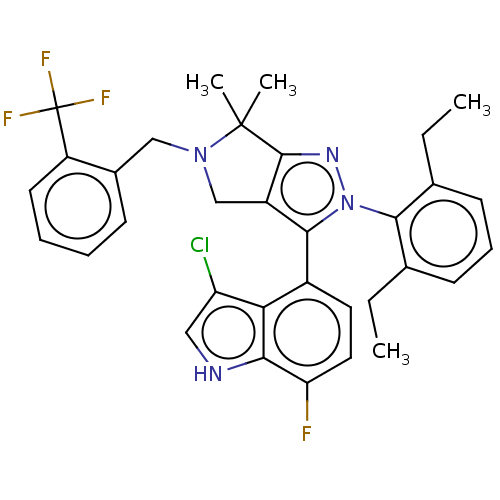 Chemical structure of BindingDB Monomer ID 445621