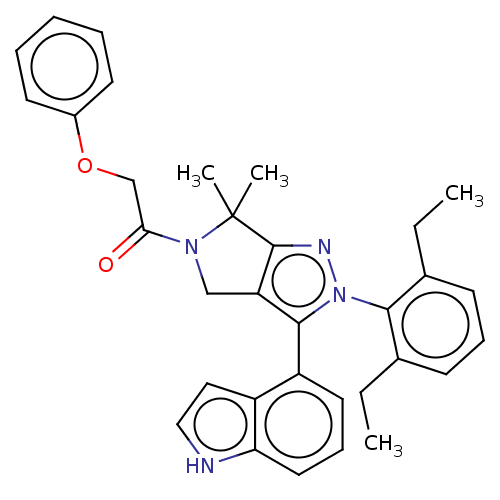 Chemical structure of BindingDB Monomer ID 445636