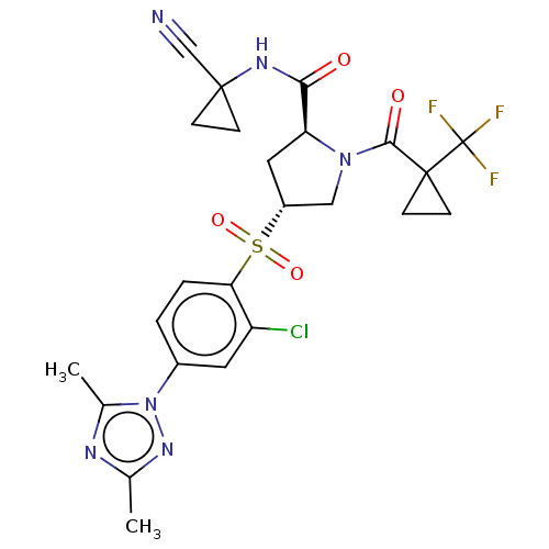 Chemical structure of BindingDB Monomer ID 447407