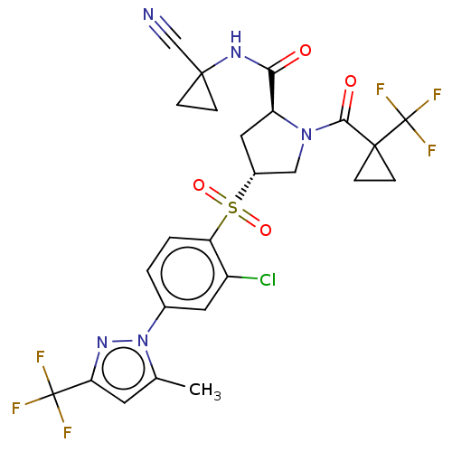 Chemical structure of BindingDB Monomer ID 447410