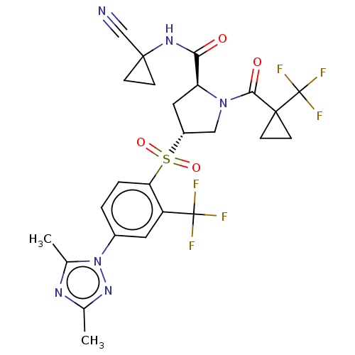 Chemical structure of BindingDB Monomer ID 447419
