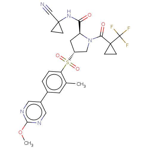 Chemical structure of BindingDB Monomer ID 447454