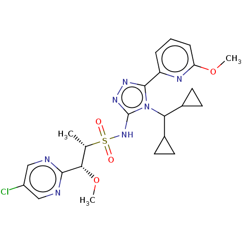 Chemical structure of BindingDB Monomer ID 447707