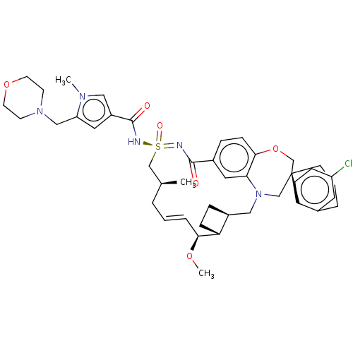 Chemical structure of BindingDB Monomer ID 449695