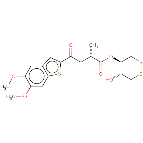 Chemical structure of BindingDB Monomer ID 453577