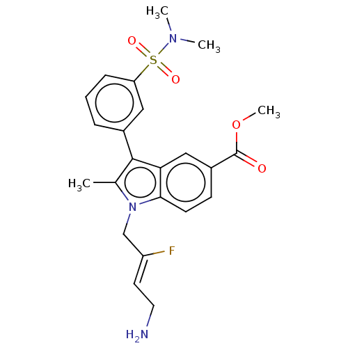 Chemical structure of BindingDB Monomer ID 454212