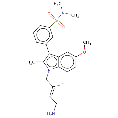 Chemical structure of BindingDB Monomer ID 454256
