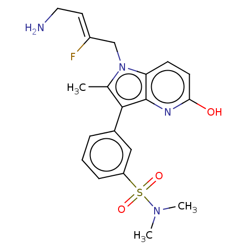 Chemical structure of BindingDB Monomer ID 454267