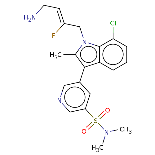 Chemical structure of BindingDB Monomer ID 454281