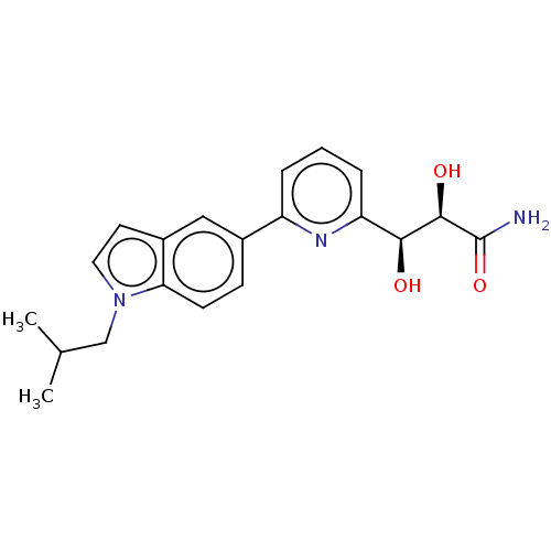 Chemical structure of BindingDB Monomer ID 454726