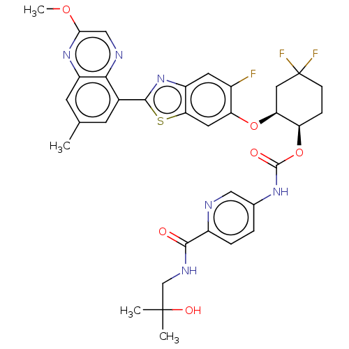 Chemical structure of BindingDB Monomer ID 454734