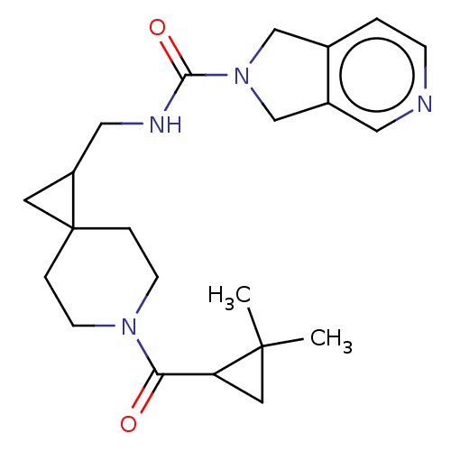 Chemical structure of BindingDB Monomer ID 455792