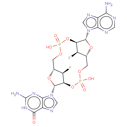Chemical structure of BindingDB Monomer ID 457780