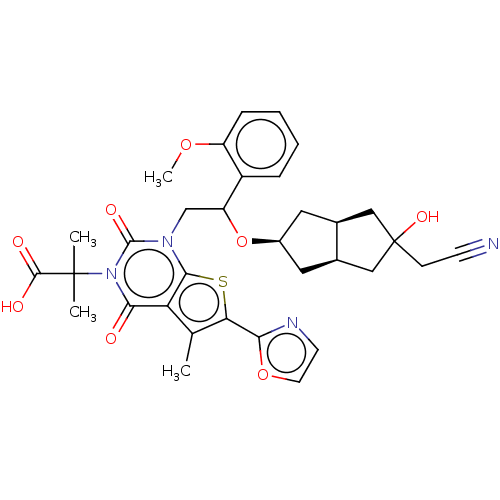 Chemical structure of BindingDB Monomer ID 459213