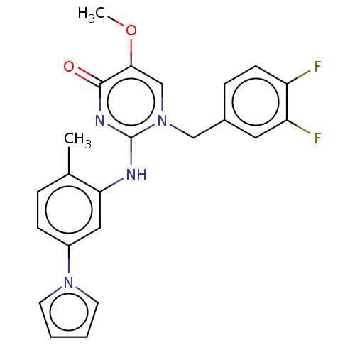 Chemical structure of BindingDB Monomer ID 460334