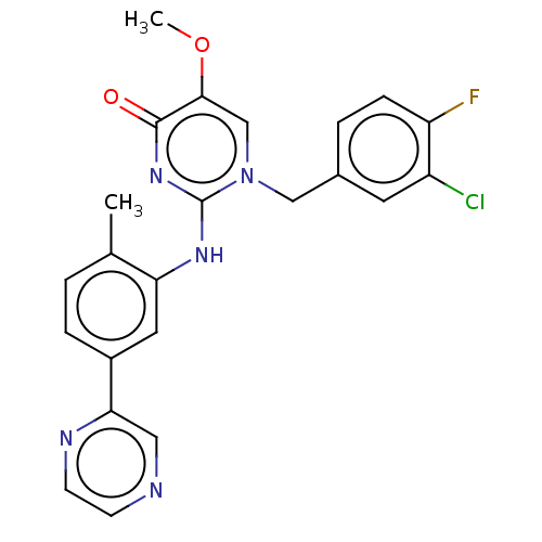 Chemical structure of BindingDB Monomer ID 460345