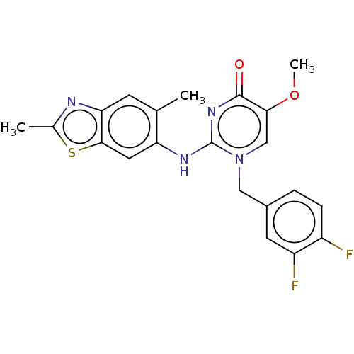Chemical structure of BindingDB Monomer ID 460346