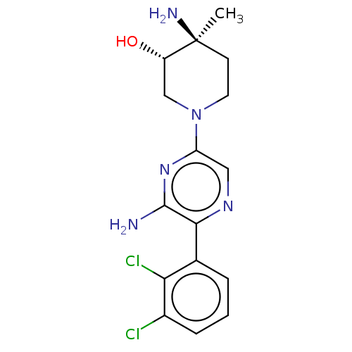Chemical structure of BindingDB Monomer ID 461308