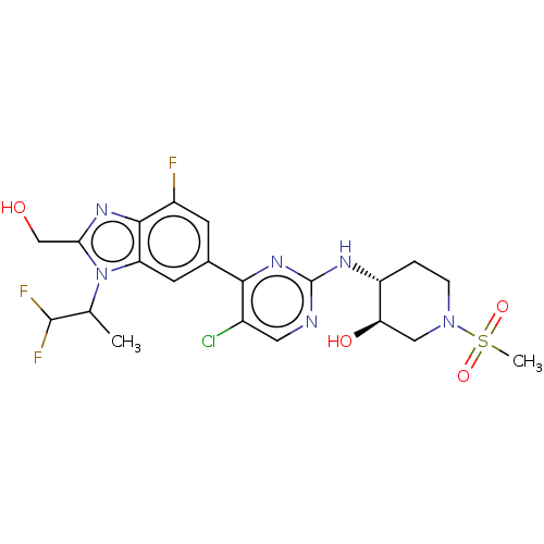Chemical structure of BindingDB Monomer ID 462174