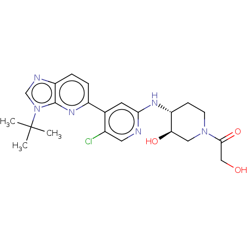 Chemical structure of BindingDB Monomer ID 462204